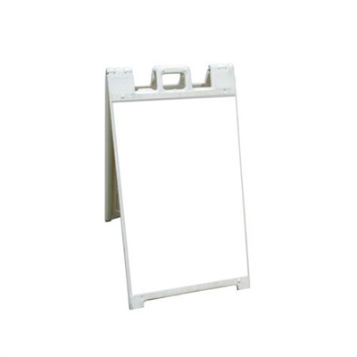 24" X 36" A-Frame Signicade Deluxe White  (total of (2) inserts; front & back)