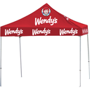 10' X 10' Wendy's Red Logo Tent Topper