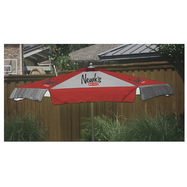 Newk's Eatery & Catering Alternating Logo Umbrella Top