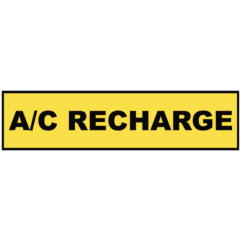 2' X 8' FullSpeed Automotive Yellow A/C Recharge Mesh Bay Banner