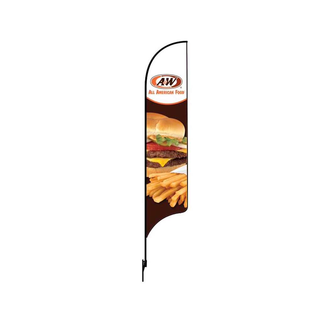 Kit for 15' A&W Brown Burgers & Fries AdverSail