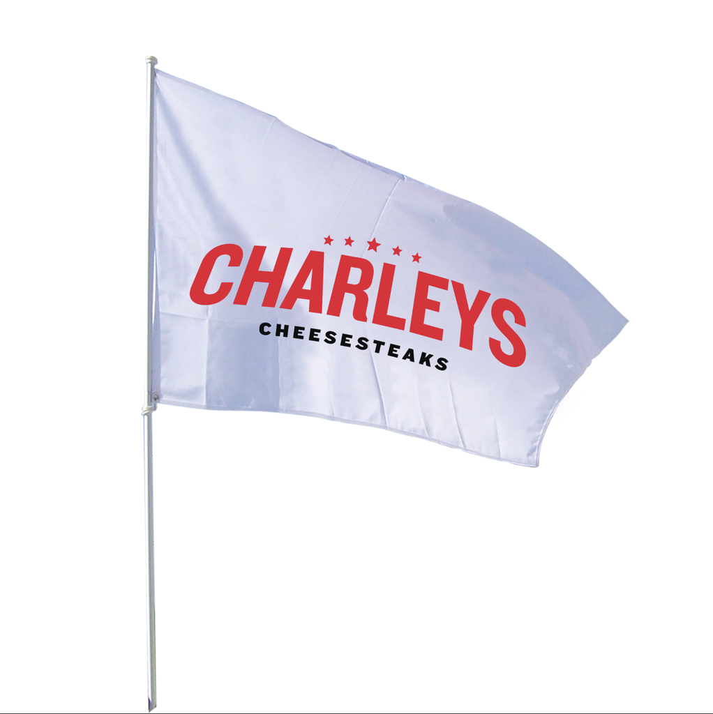 Kit for 3x5 Charleys White Logo Flag