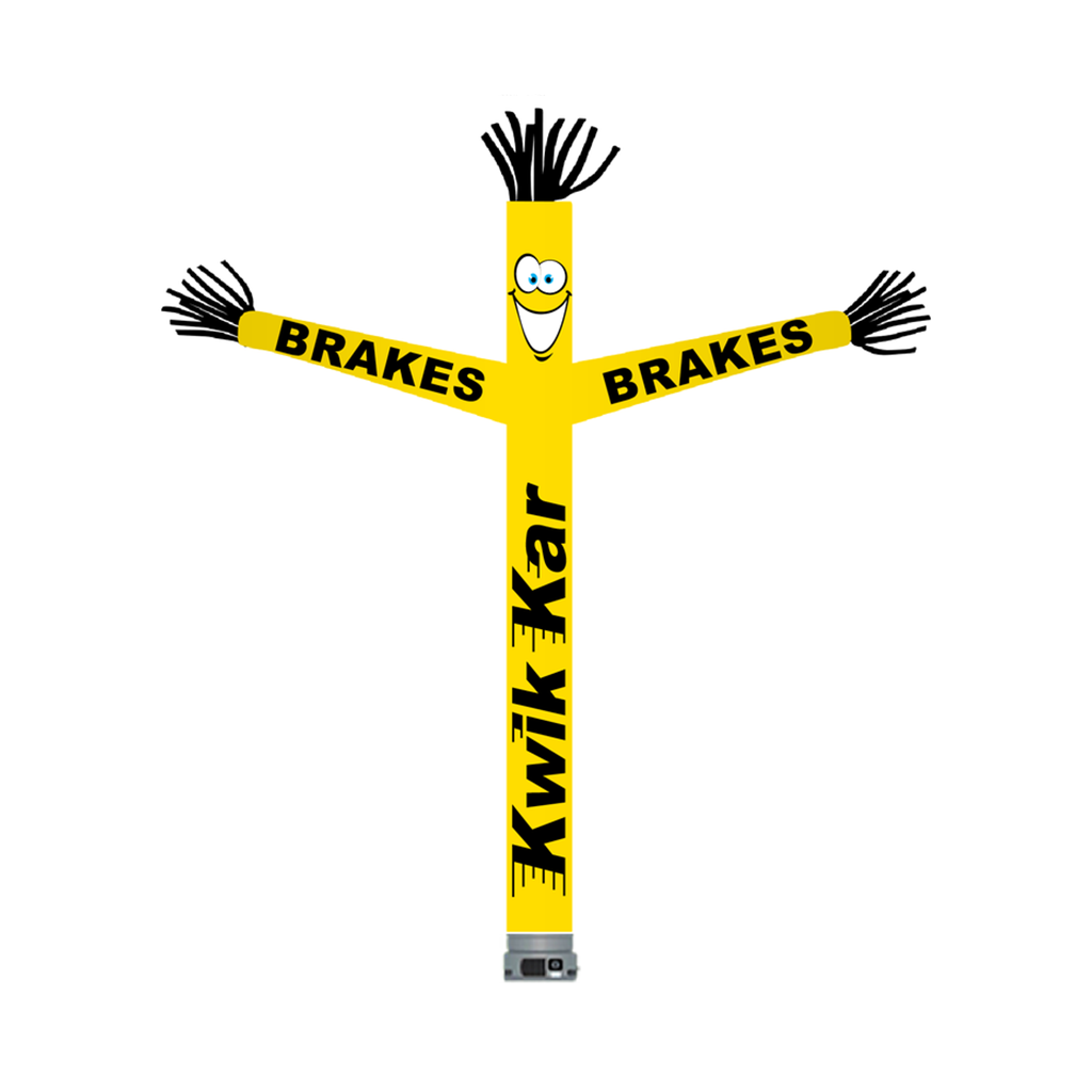 Kit for 18' FullSpeed Automotive Kwik Kar Yellow Brakes Tube Dancer (with face & arms)