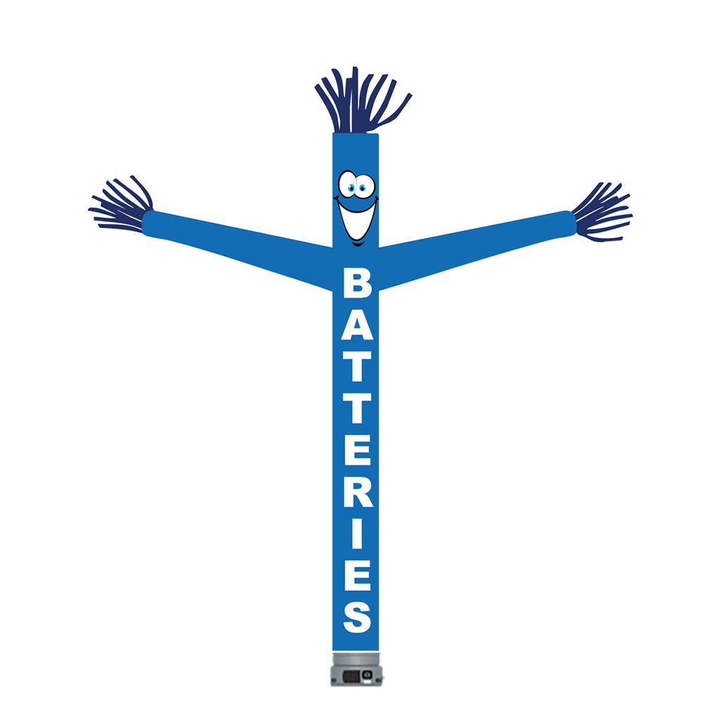 Kit for 18' FullSpeed Automotive Blue Batteries Tube Dancer (with face & arms)