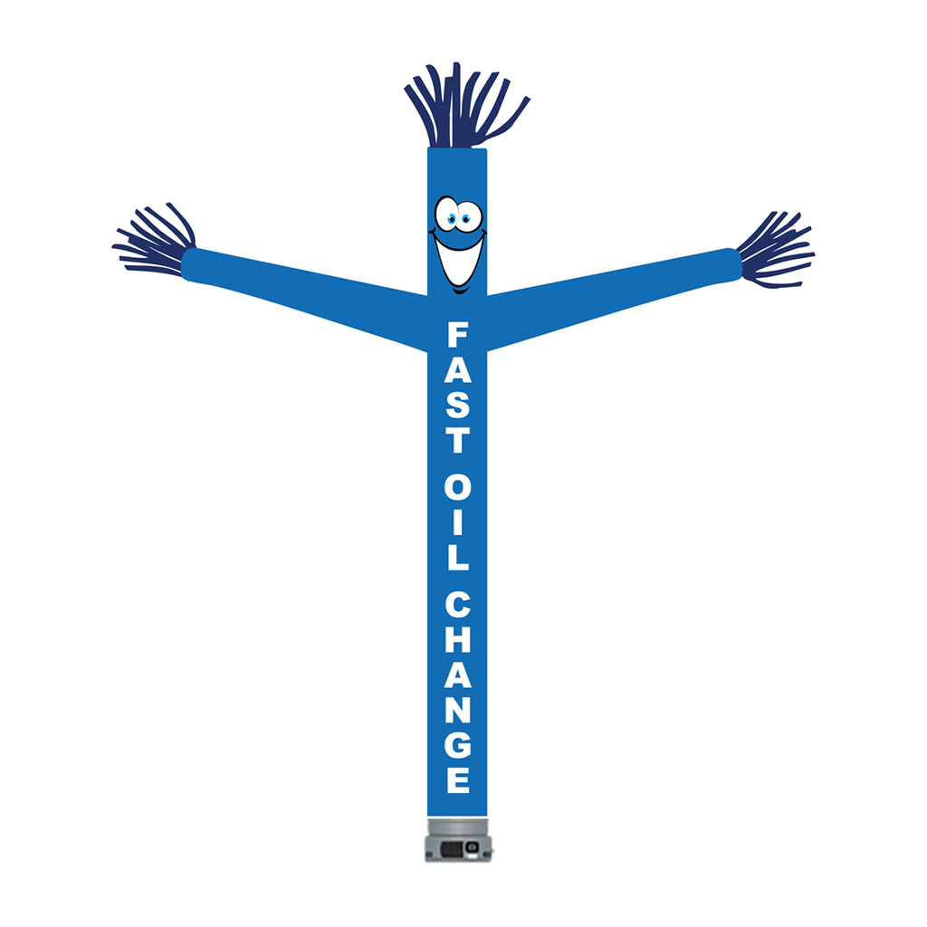 Kit for 18' FullSpeed Automotive Blue Fast Oil Change Tube Dancer (with face & arms)