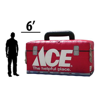Kit for Ace Hardware Red Toolbox Inflatable and Internal Blower