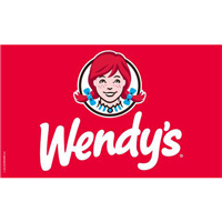3' X 5' Wendy's Red Logo Flag (with hardware)